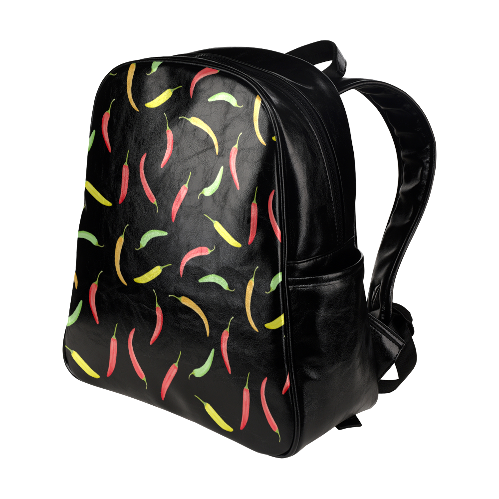 Chilli Peppar Multi-Pockets Backpack (Model 1636)