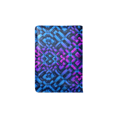 3-D Pattern in Neon Blue, Pink, and Black Custom NoteBook A5