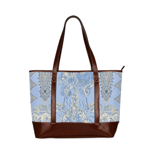 indes 1 blue Tote Handbag (Model 1642)