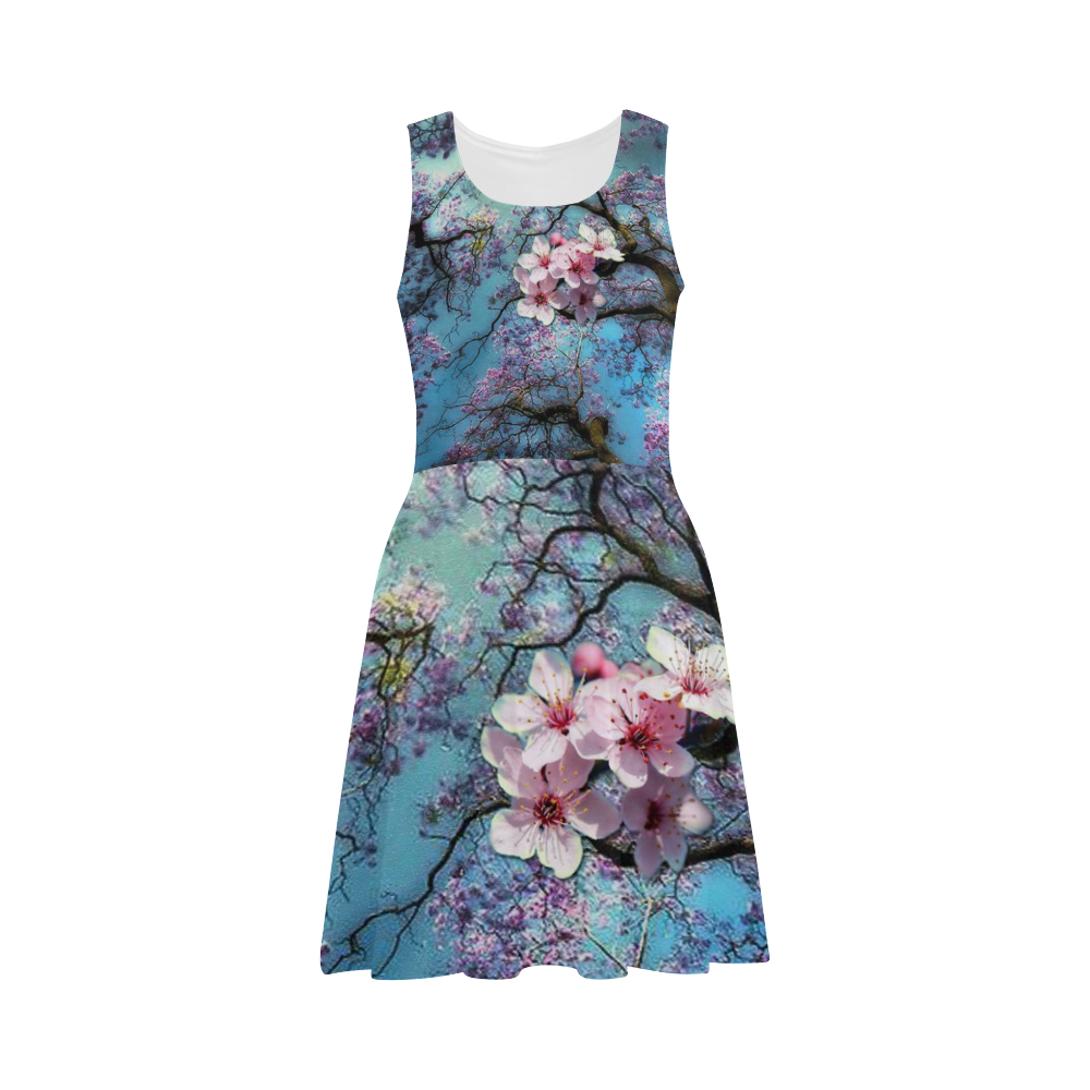 Cherry blossom Atalanta Sundress (Model D04)