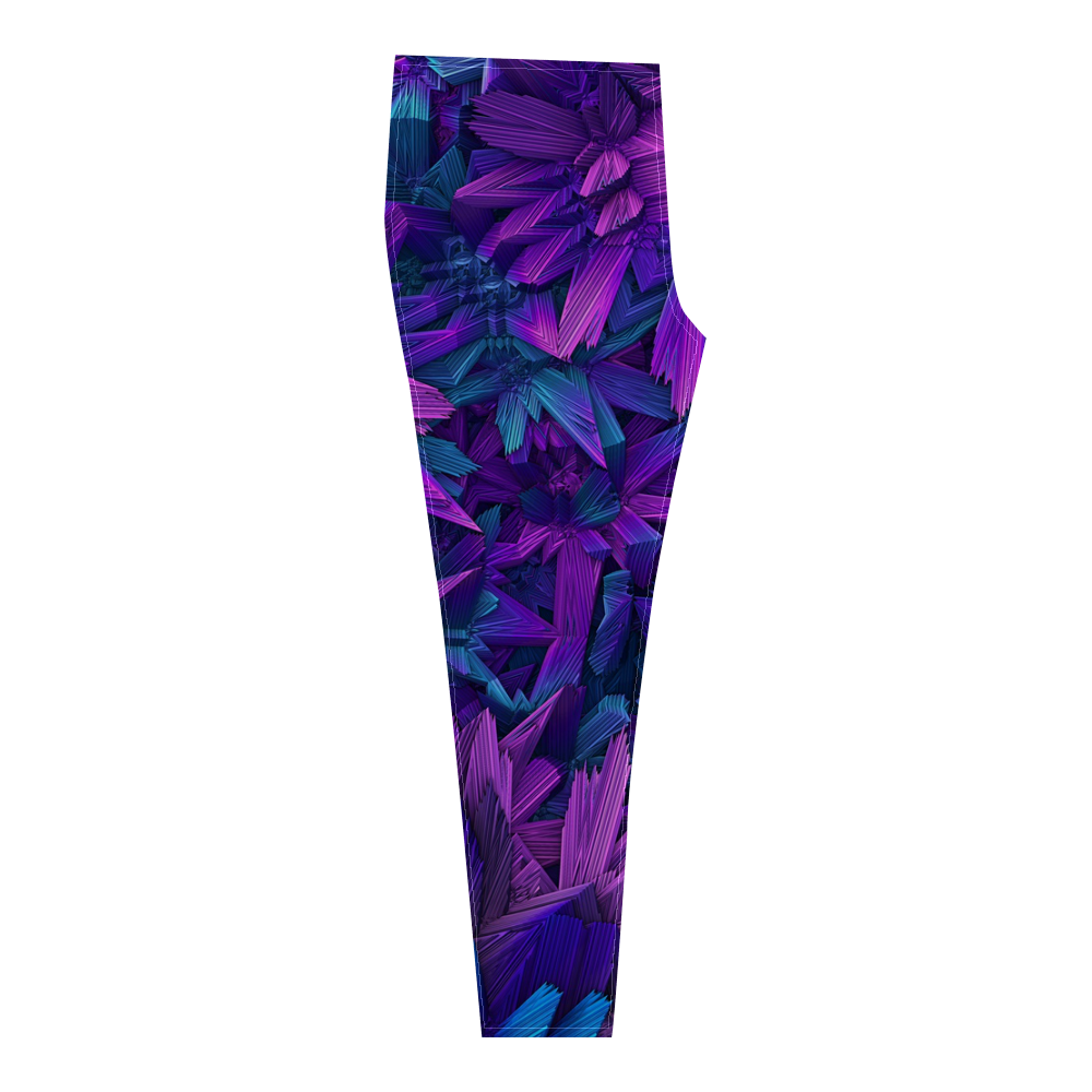 Purple Jungle Cassandra Women's Leggings (Model L01)