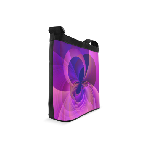 Abstract Infinity in Blue and Purple Crossbody Bags (Model 1613)
