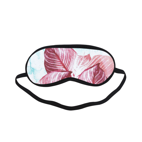 Tropical Canna Leaves Sleeping Mask