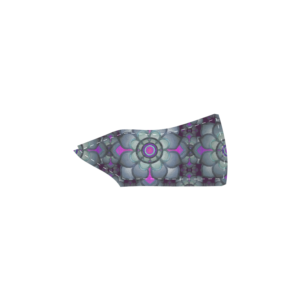 Pink Cute Pineapple Print Women Canvas Slip On Shoes