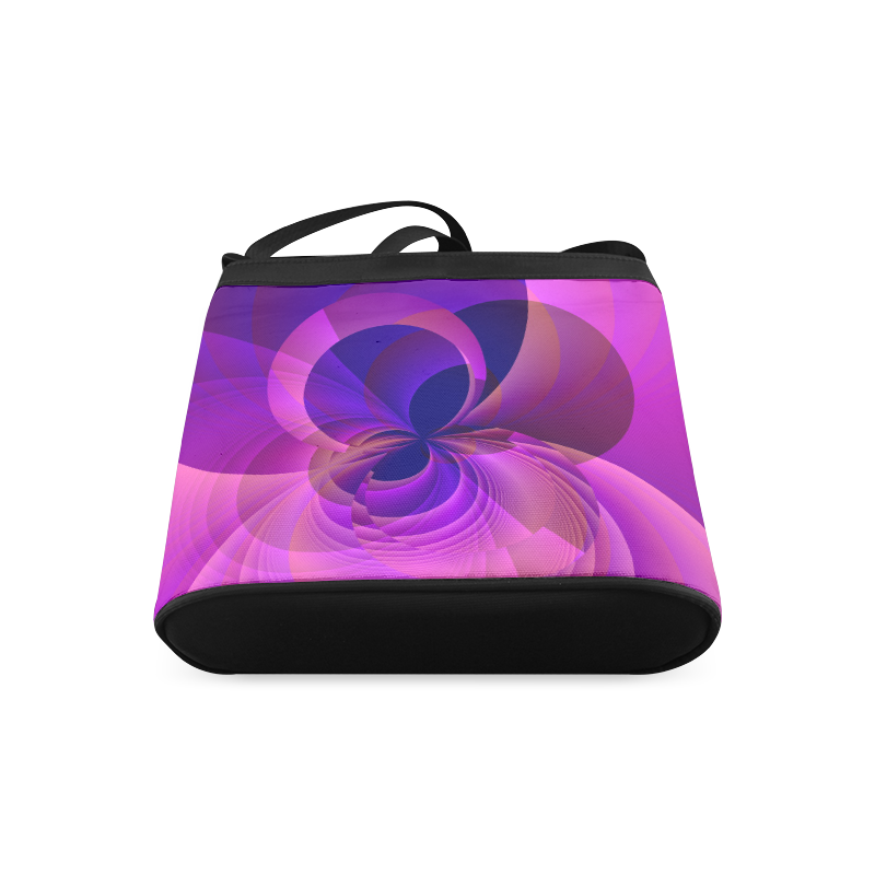 Abstract Infinity in Blue and Purple Crossbody Bags (Model 1613)