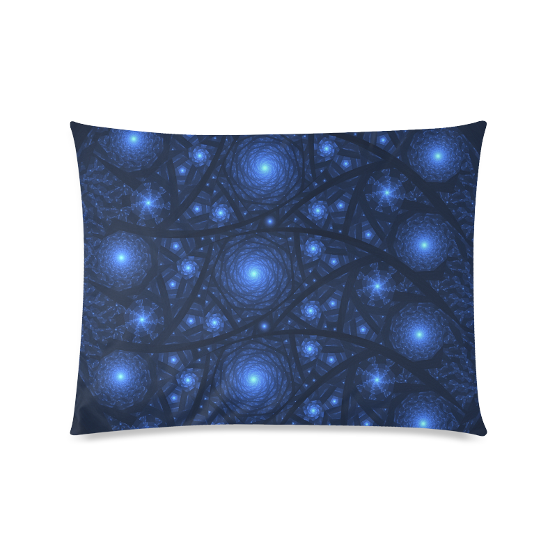 Star Light, Star Bright Custom Zippered Pillow Case 20"x26"(Twin Sides)