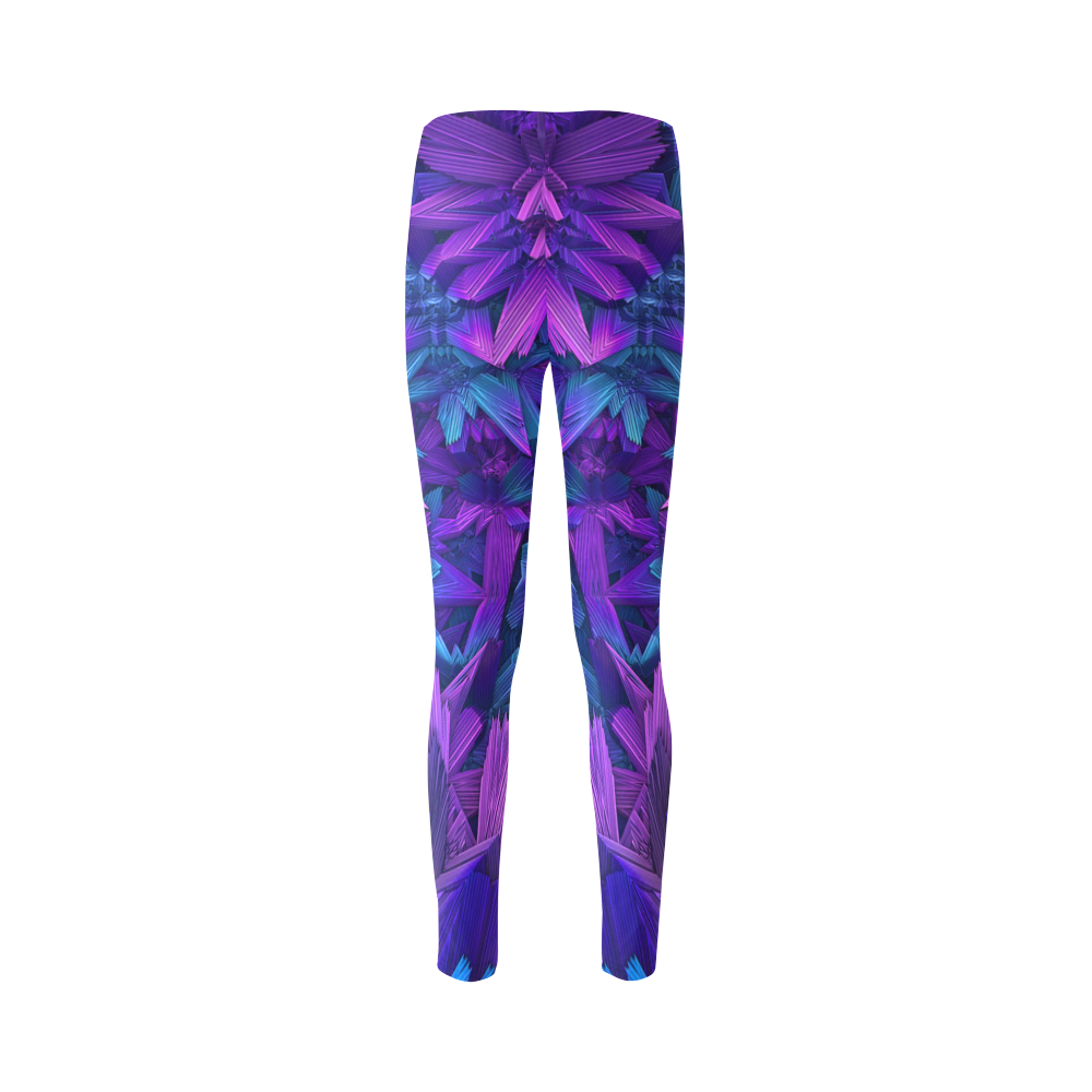 Purple Jungle Cassandra Women's Leggings (Model L01)