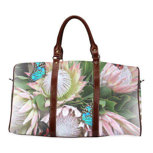 King Protea & South Africa Waterproof Travel Bag/Small (Model 1639)