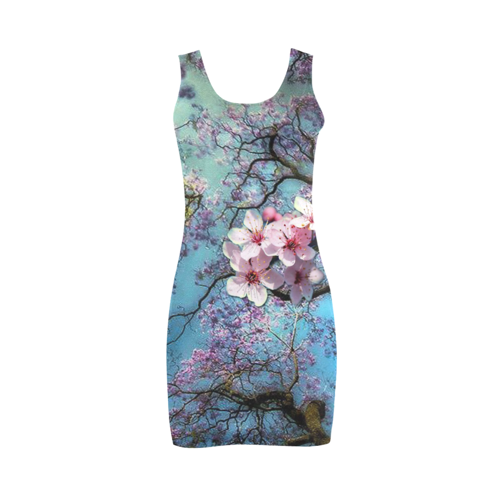 Cherry blossom Medea Vest Dress (Model D06)