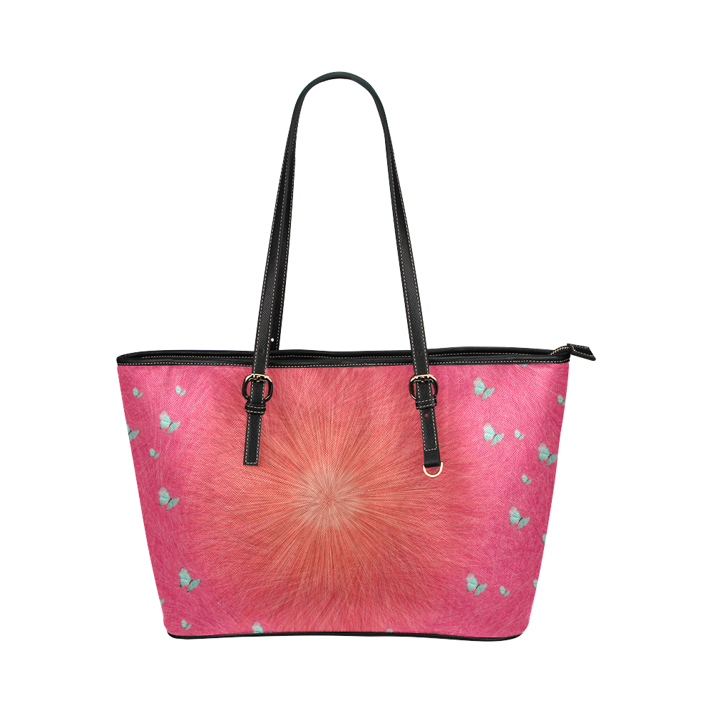 pompon 2-6 Leather Tote Bag/Small (Model 1651)