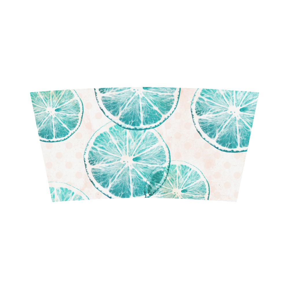 Turquoise Citrus Bandeau Top