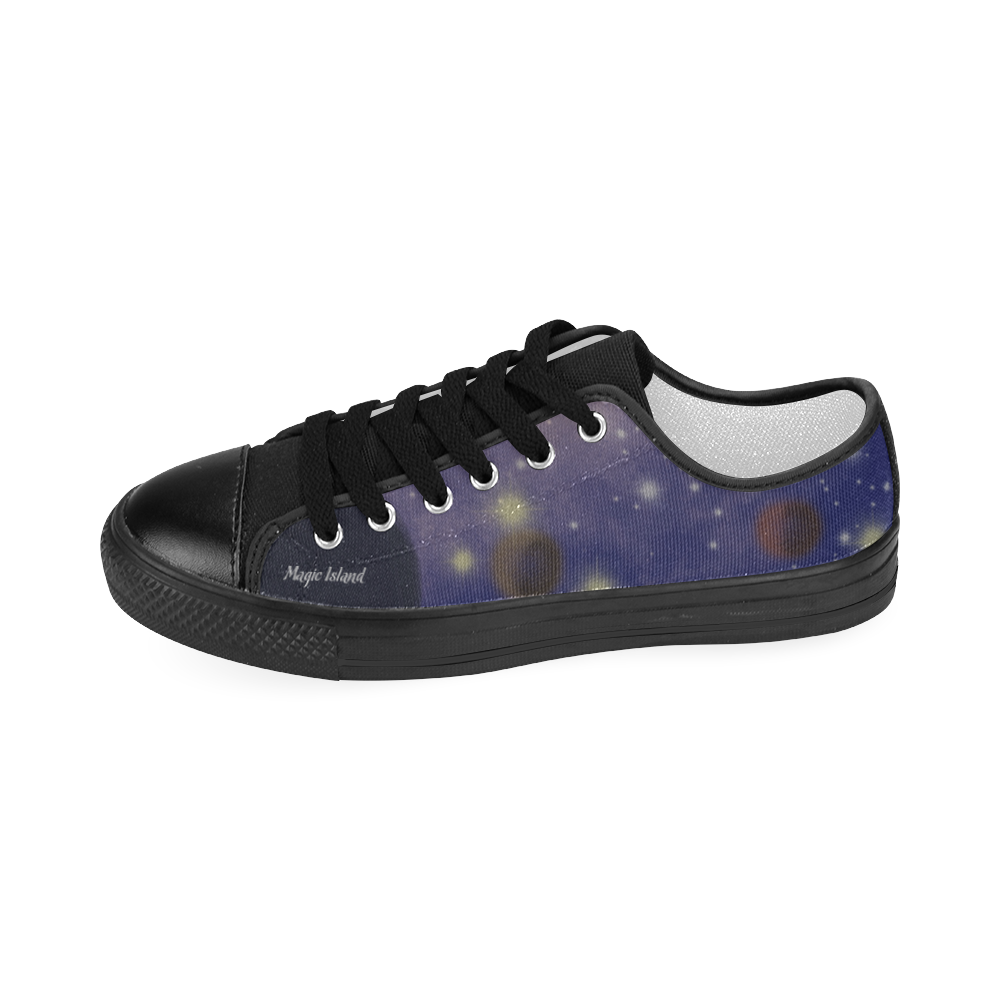 The Universe. Inspired by the Magic Island of Gotland. Women's Classic Canvas Shoes (Model 018)