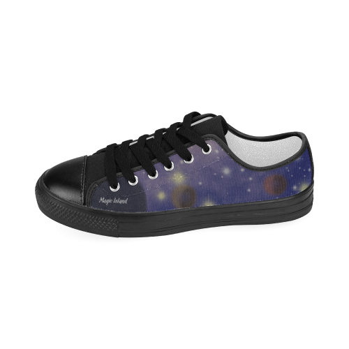The Universe. Inspired by the Magic Island of Gotland. Women's Classic Canvas Shoes (Model 018)