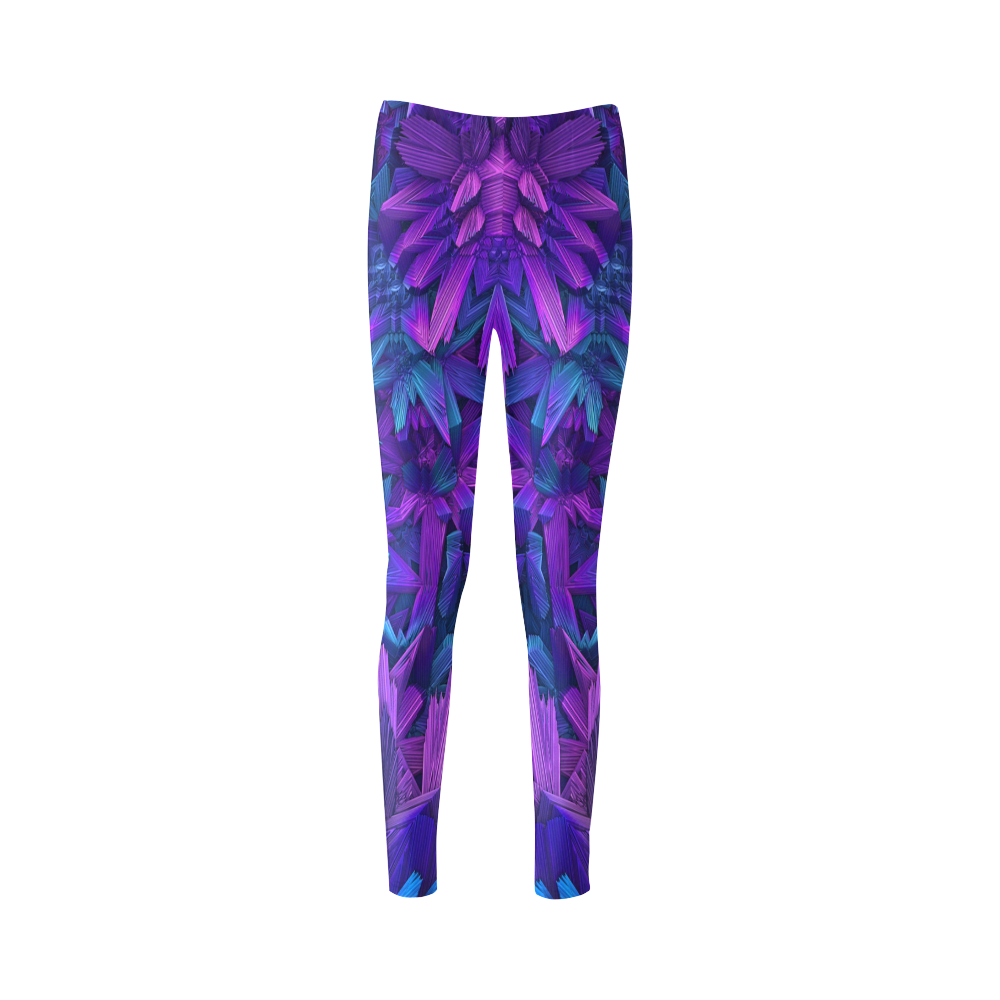 Purple Jungle Cassandra Women's Leggings (Model L01)