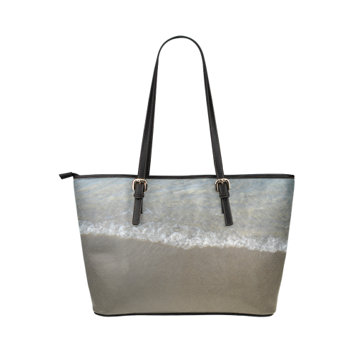 Beach Leather Tote Bag/Large (Model 1651)