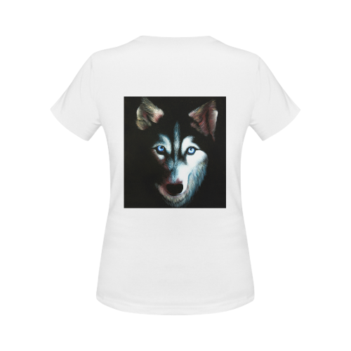 husky velvet Women's Classic T-Shirt (Model T17）