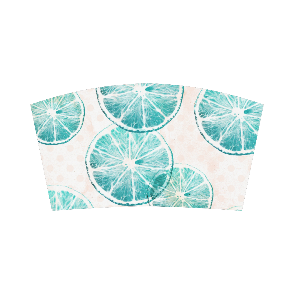 Turquoise Citrus Bandeau Top