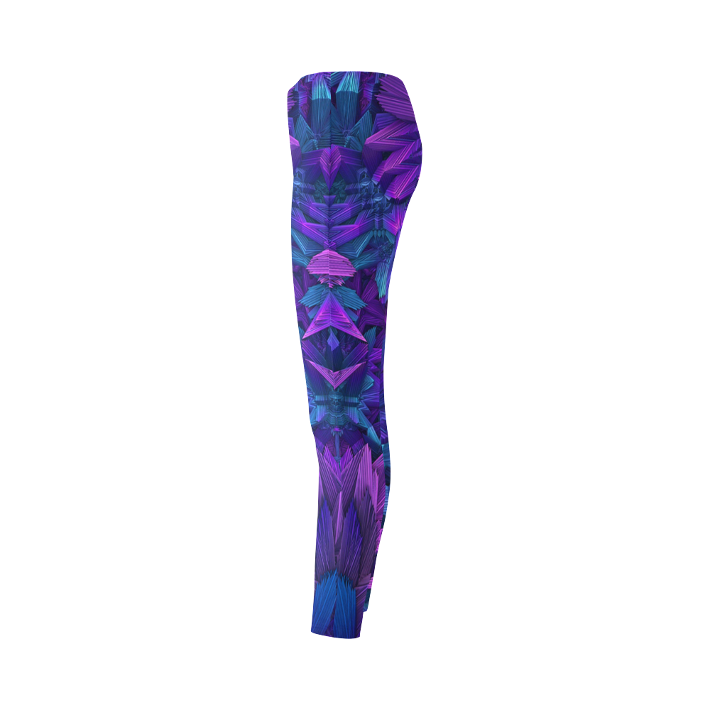 Purple Jungle Cassandra Women's Leggings (Model L01)