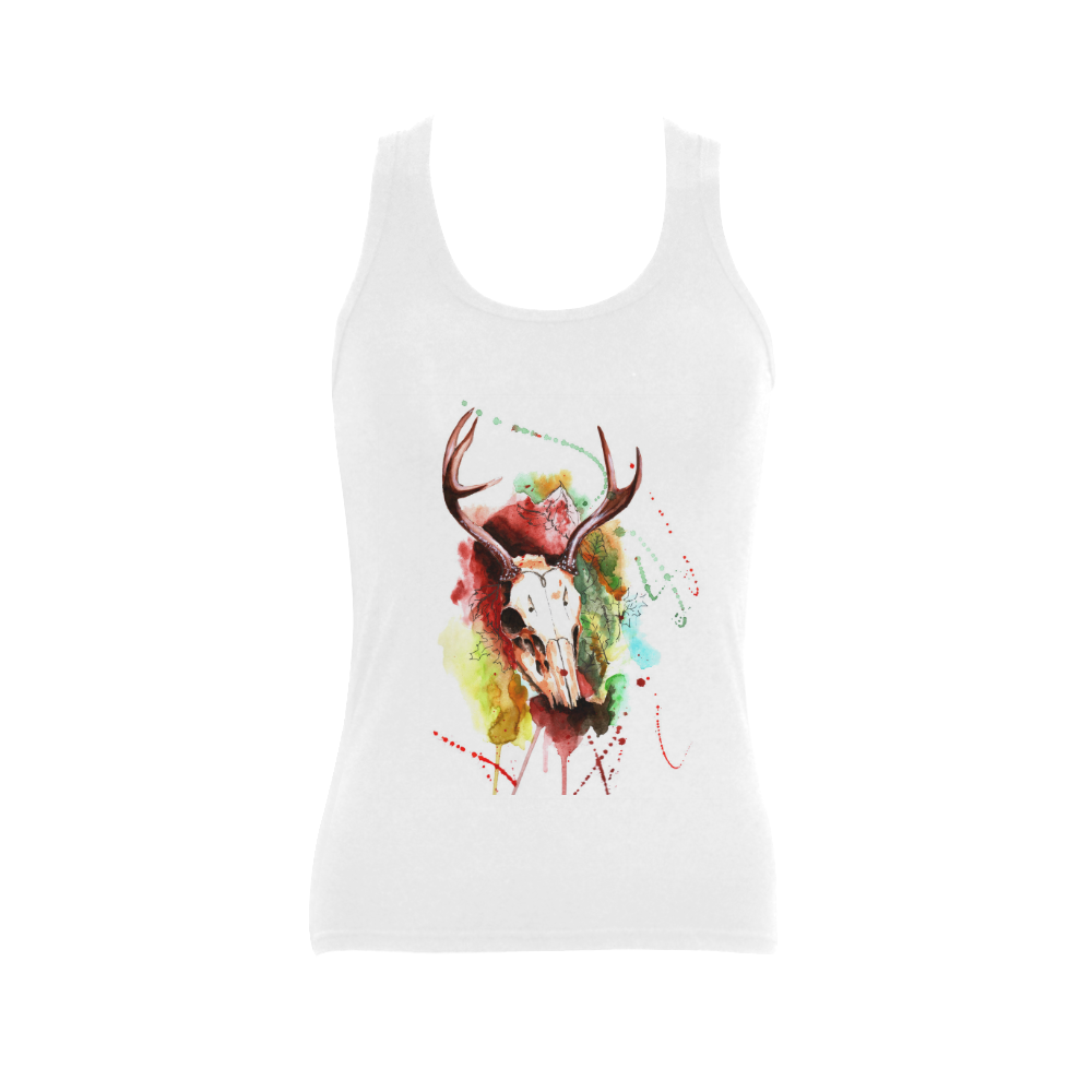 autumn Women's Shoulder-Free Tank Top (Model T35)