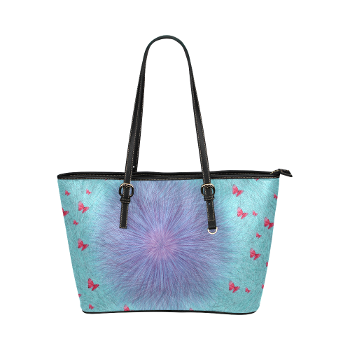 pompon 2-9 Leather Tote Bag/Small (Model 1651)