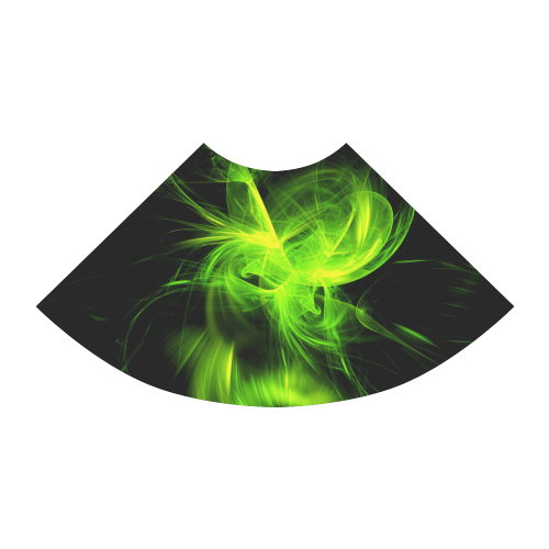 Green flame fractal Atalanta Sundress (Model D04)