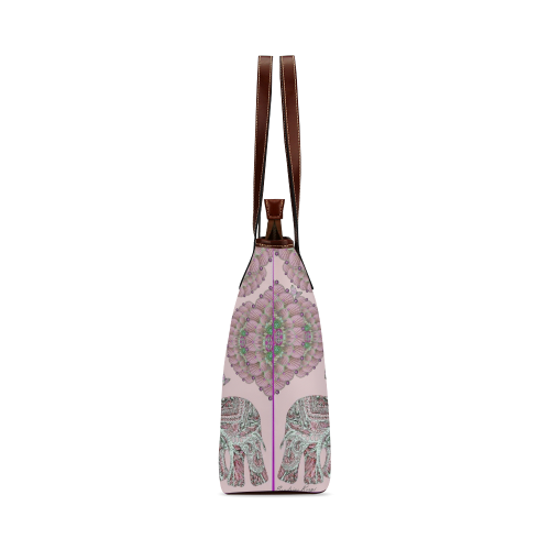 indes 3-  pink Shoulder Tote Bag (Model 1646)