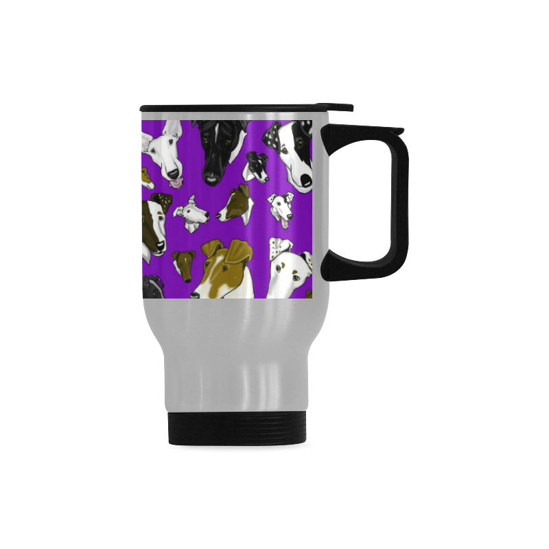 SFT - purple Travel Mug (Silver) (14 Oz)