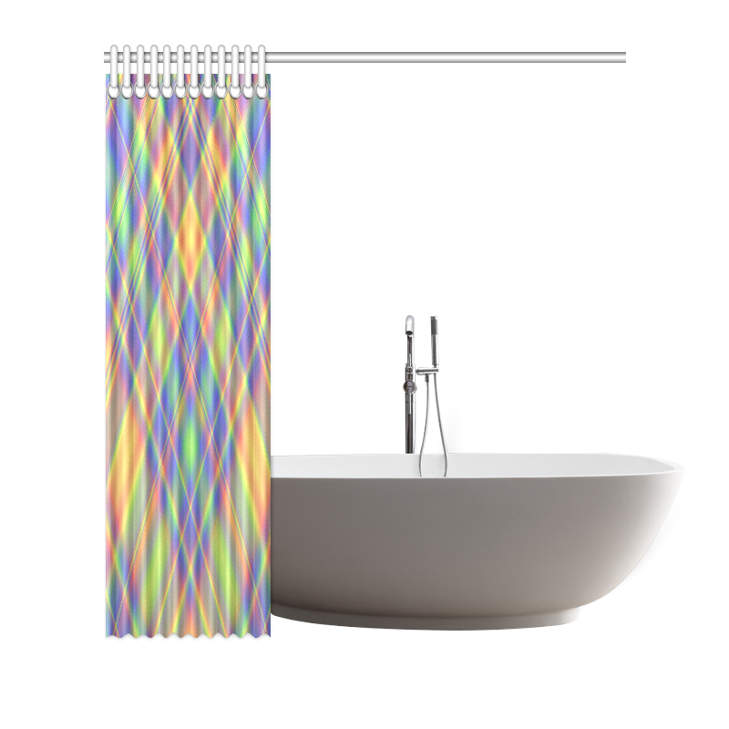 Plaid Shower Curtain 72"x72"