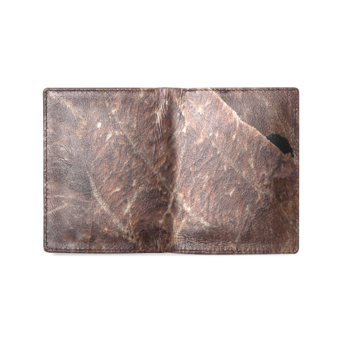 Beef Jerky Men's Leather Wallet (Model 1612)