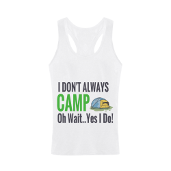 I don't always camp oh wait yes I do Plus-size Men's I-shaped Tank Top (Model T32)