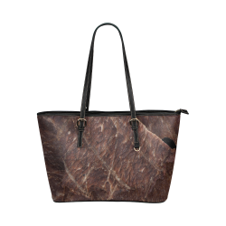 Beef Jerky Leather Tote Bag/Small (Model 1651)