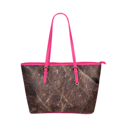 Beef Jerky Leather Tote Bag/Small (Model 1651)