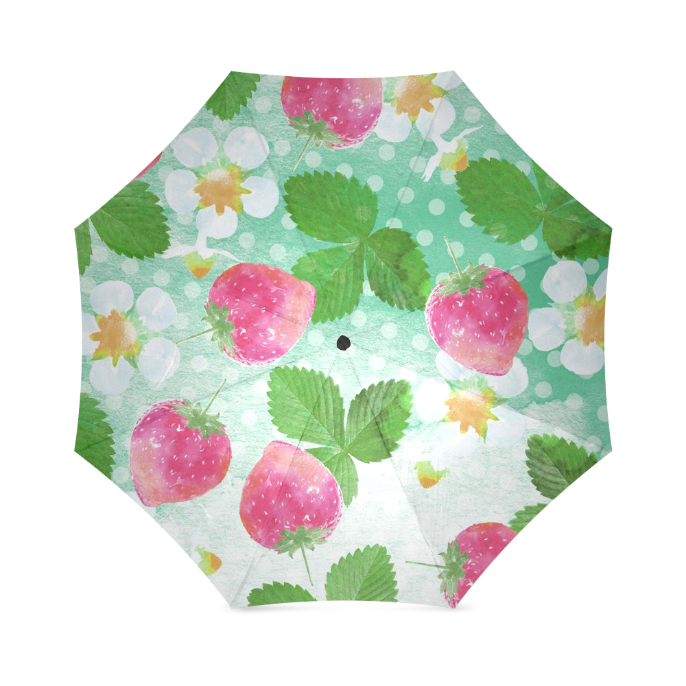 Strawberries Foldable Umbrella (Model U01)