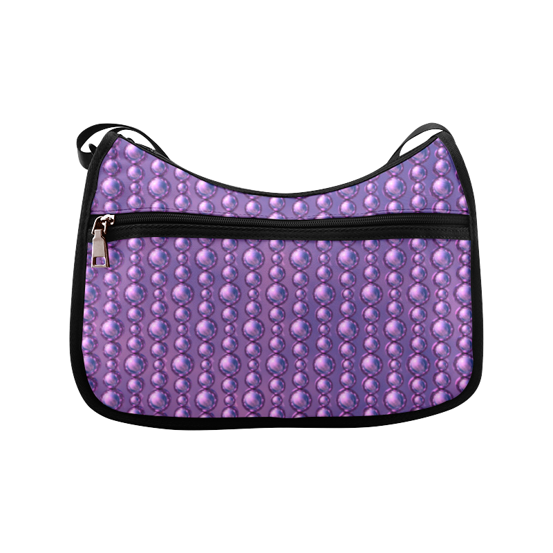 Lavender Beads Crossbody Bags (Model 1616)