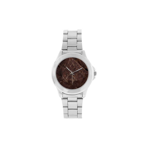 Beef Jerky Unisex Stainless Steel Watch(Model 103)