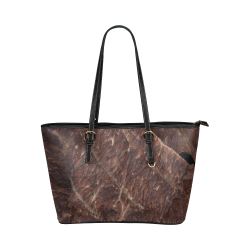 Beef Jerky Leather Tote Bag/Large (Model 1651)