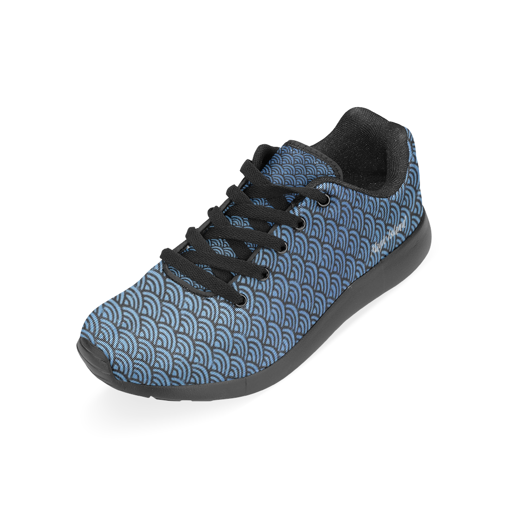 Blue Fish. Inspired by the Magic Island of Gotland. Men’s Running Shoes (Model 020)