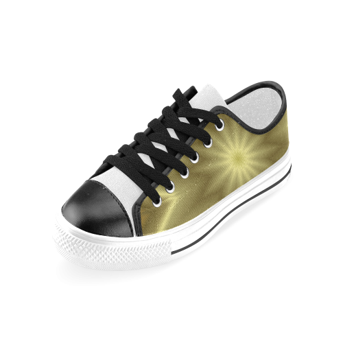 Gold Explosion Men's Classic Canvas Shoes (Model 018)