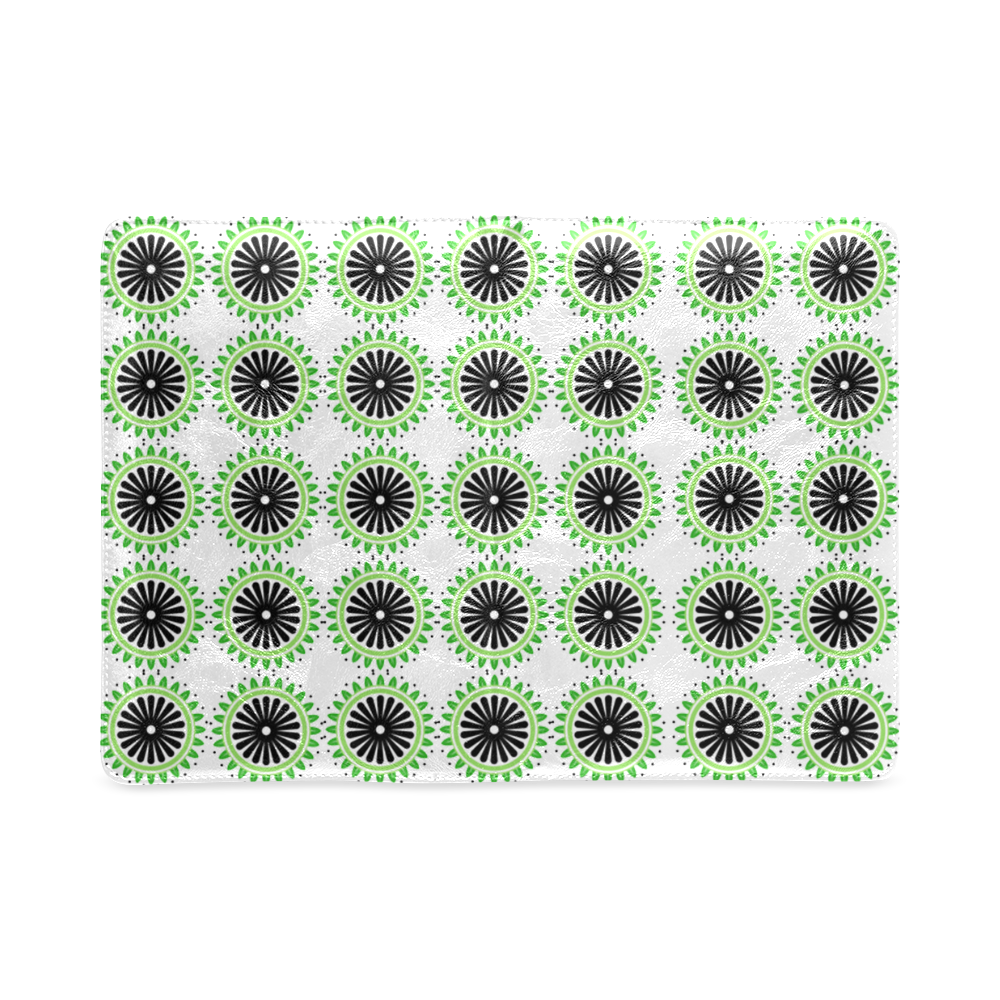 Green and Black Design Pattern Custom NoteBook A5