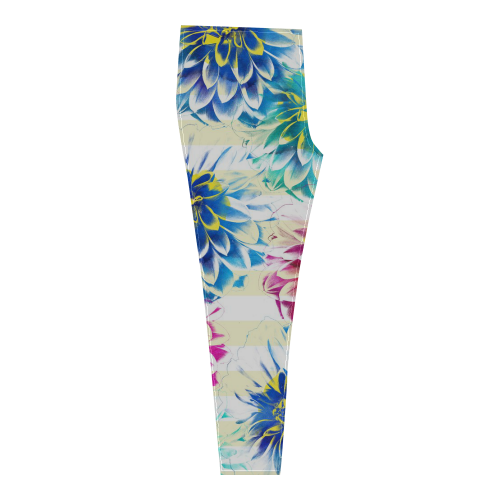 Colorful Dahlias Cassandra Women's Leggings (Model L01)