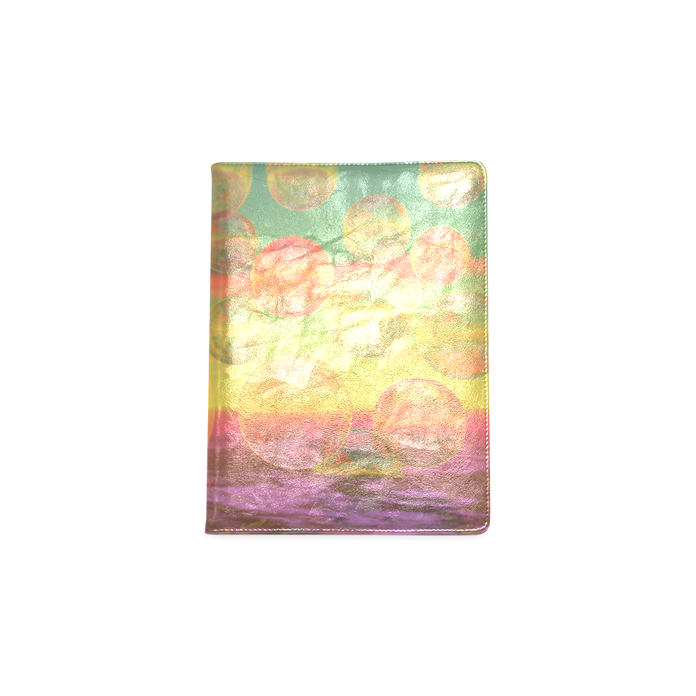 Autumn Ruminations, Abstract Gold Rose Glory Custom NoteBook B5