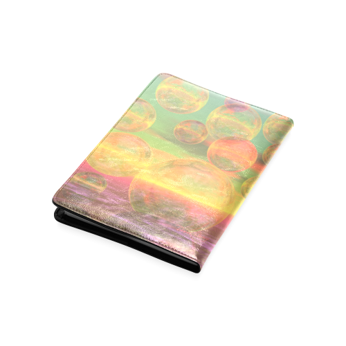 Autumn Ruminations, Abstract Gold Rose Glory Custom NoteBook A5