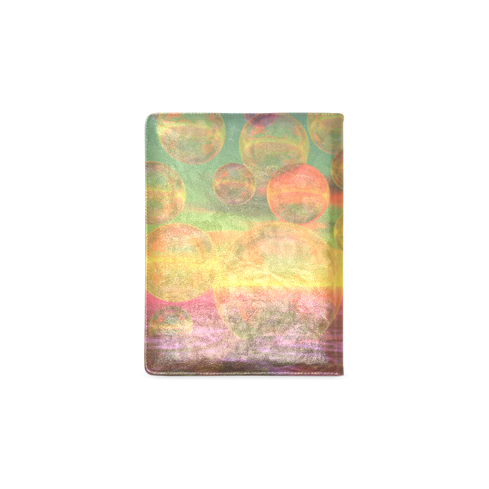 Autumn Ruminations, Abstract Gold Rose Glory Custom NoteBook B5