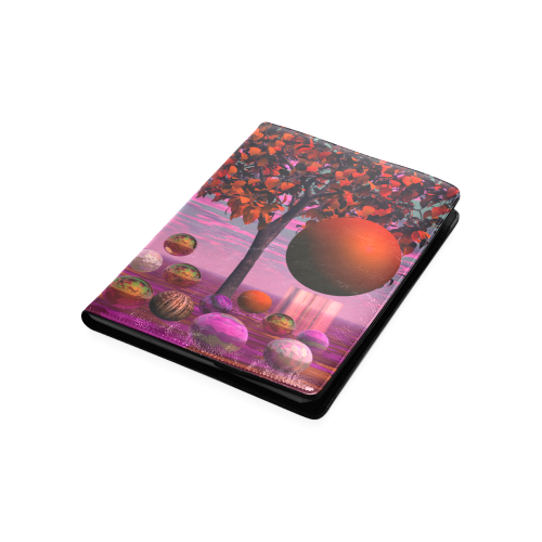 Bittersweet Opinion, Abstract Raspberry Maple Tree Custom NoteBook B5