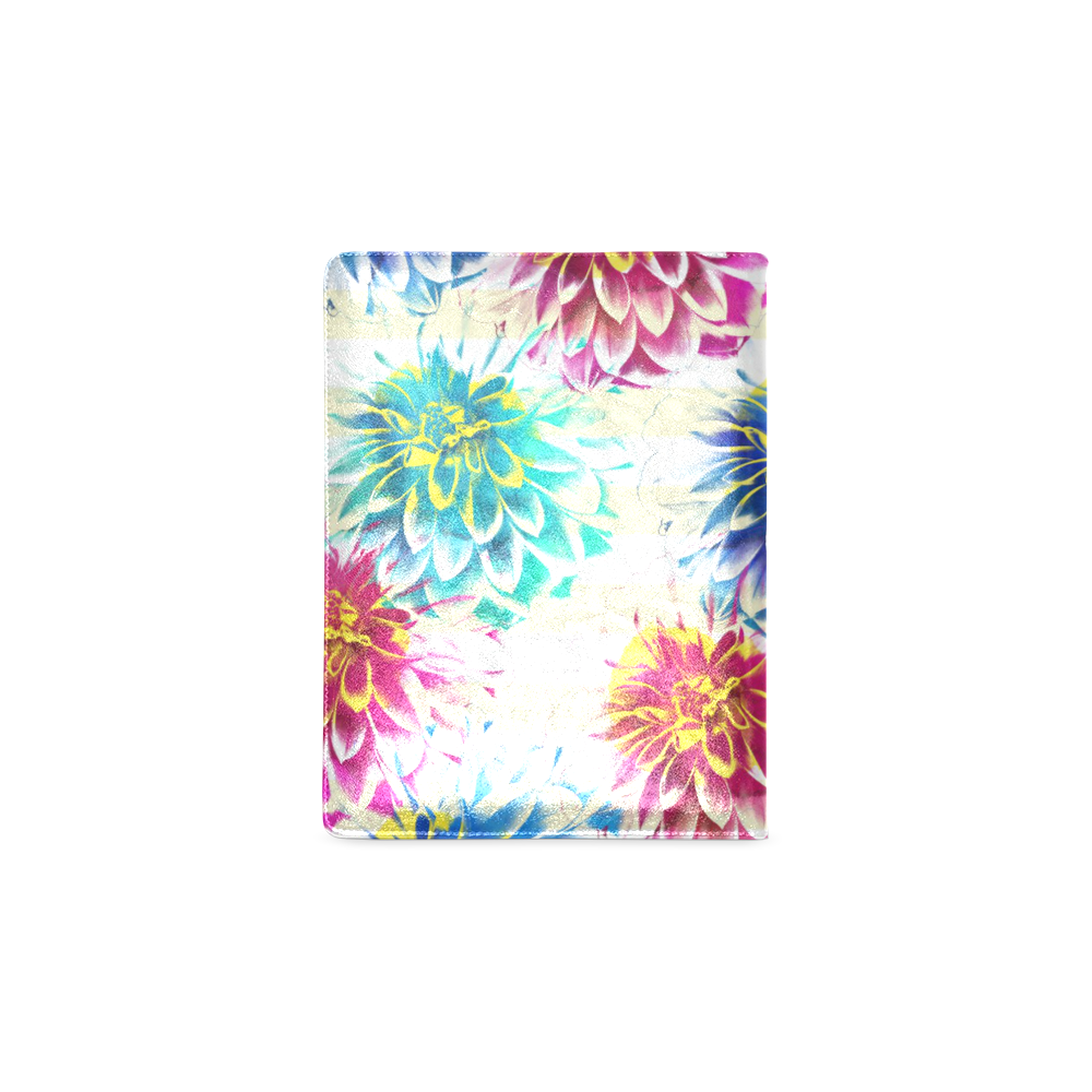 Colorful Dahlias Custom NoteBook B5