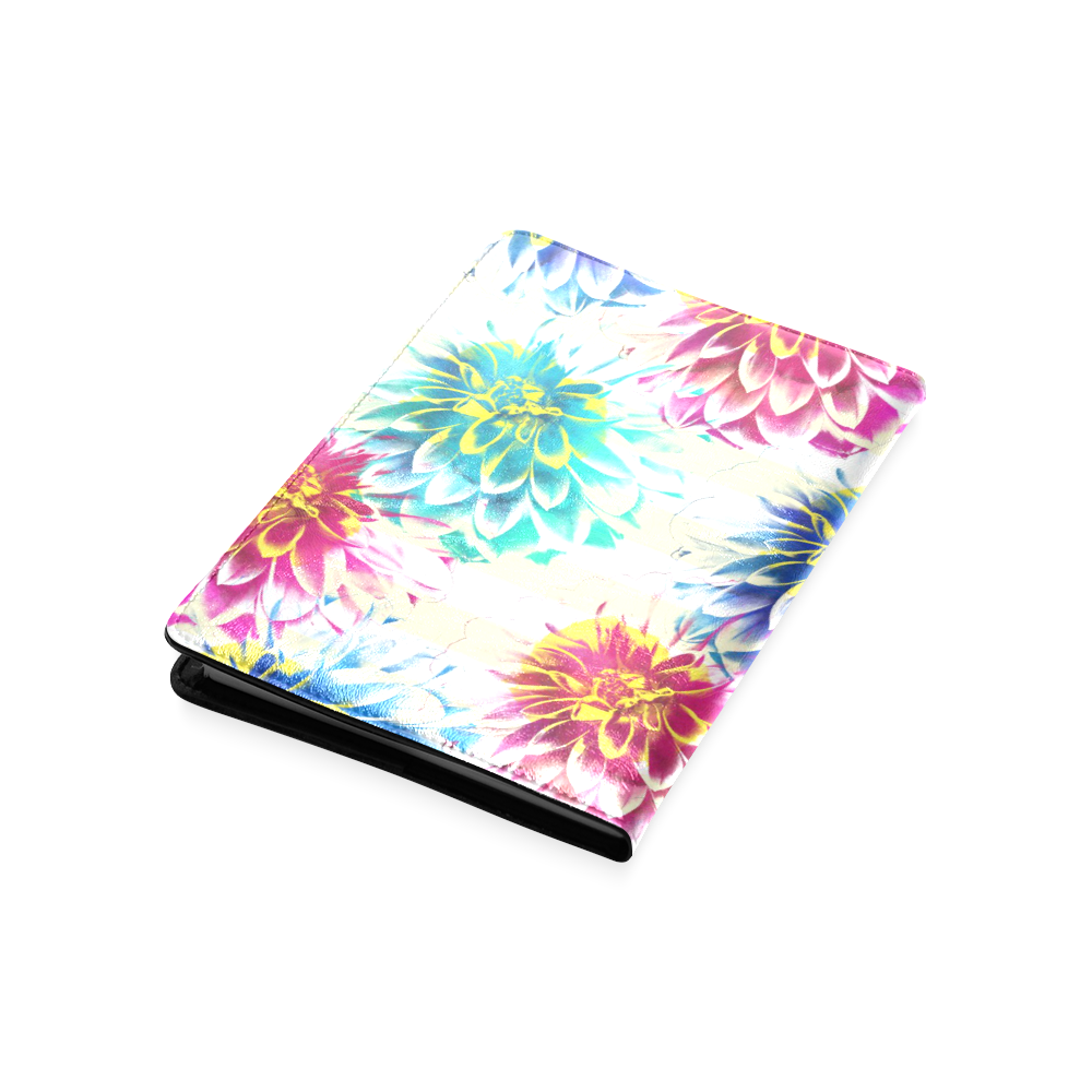 Colorful Dahlias Custom NoteBook A5