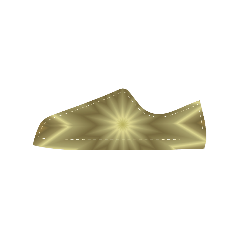 Gold Explosion Men's Classic Canvas Shoes (Model 018)
