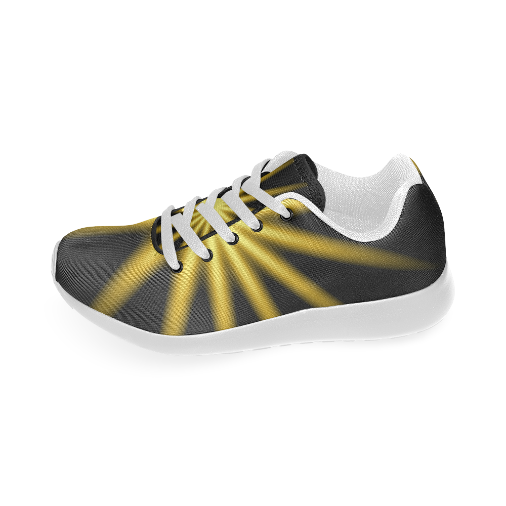 Golden Starburst Women’s Running Shoes (Model 020)