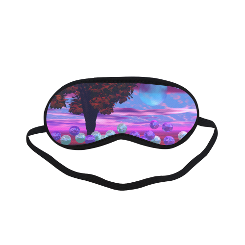 Bubble Garden, Abstract Rose  Azure Wisdom Sleeping Mask