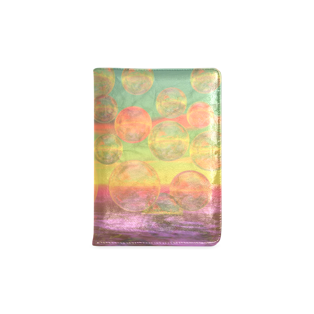 Autumn Ruminations, Abstract Gold Rose Glory Custom NoteBook A5